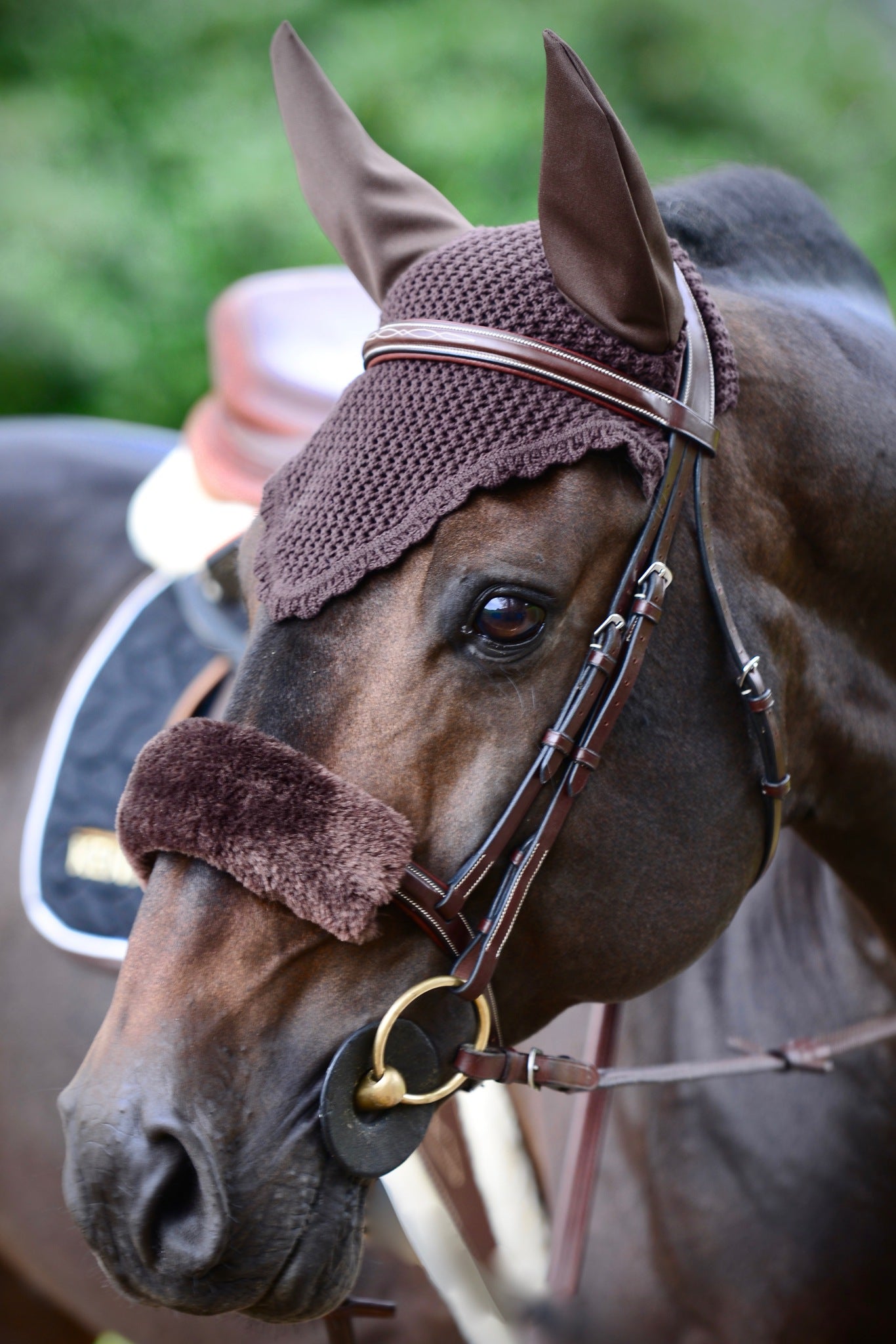 SHEEPSHIN NOSEBAND COVER