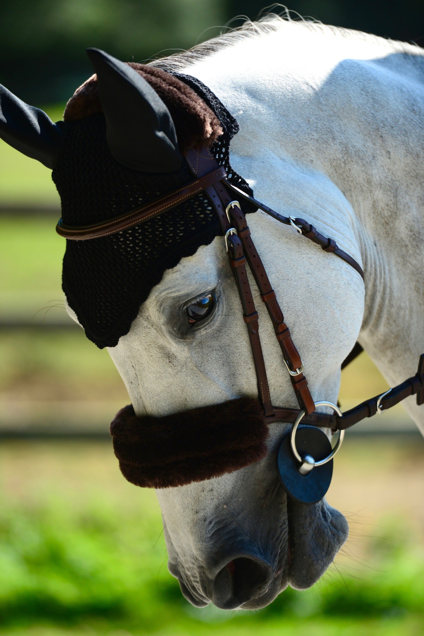 SHEEPSHIN NOSEBAND COVER