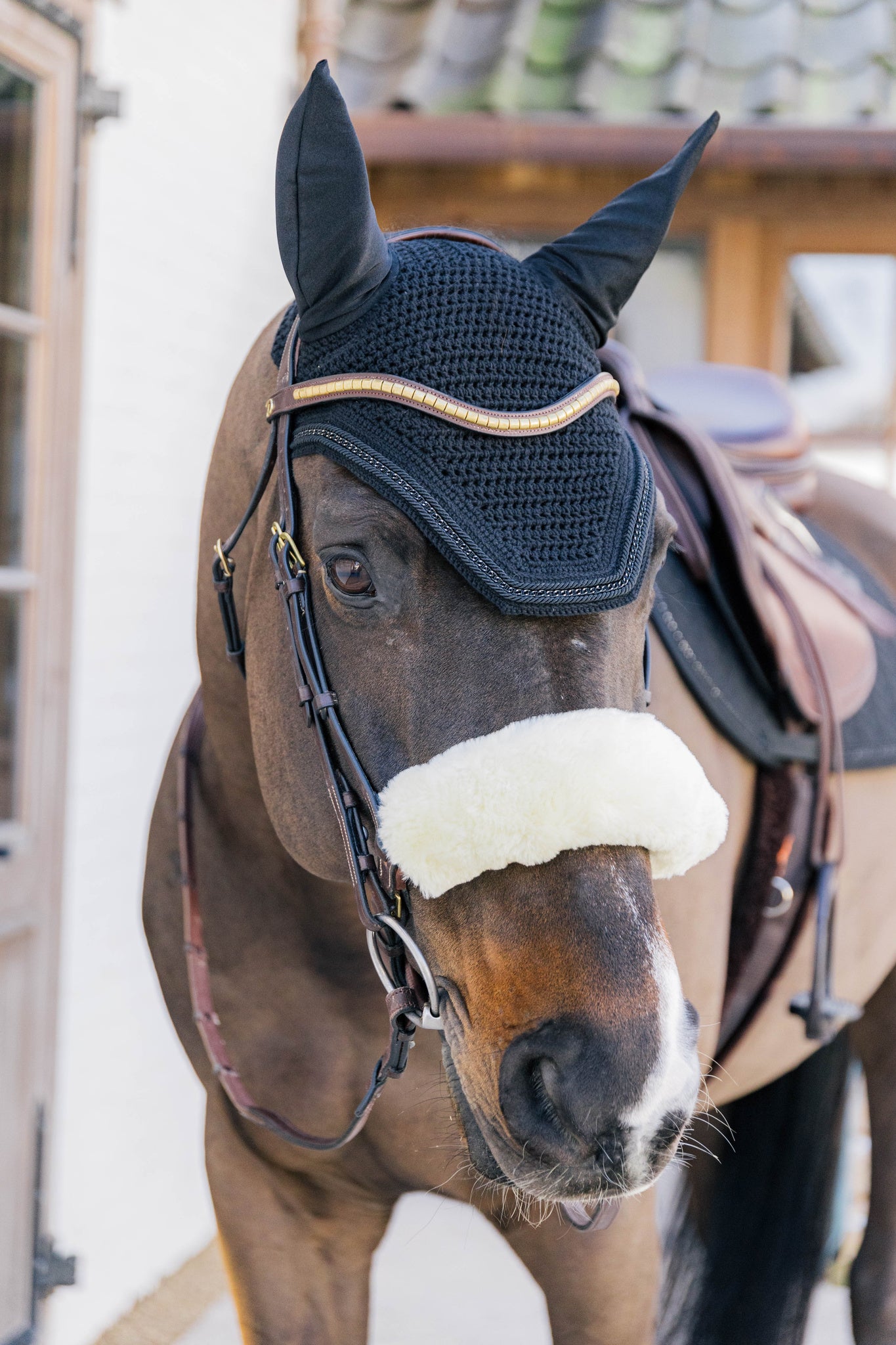 SHEEPSHIN NOSEBAND COVER