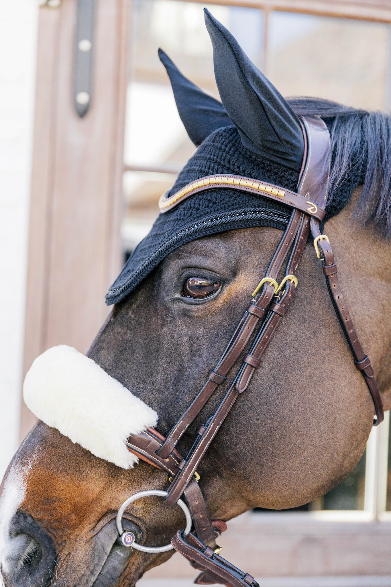 SHEEPSHIN NOSEBAND COVER